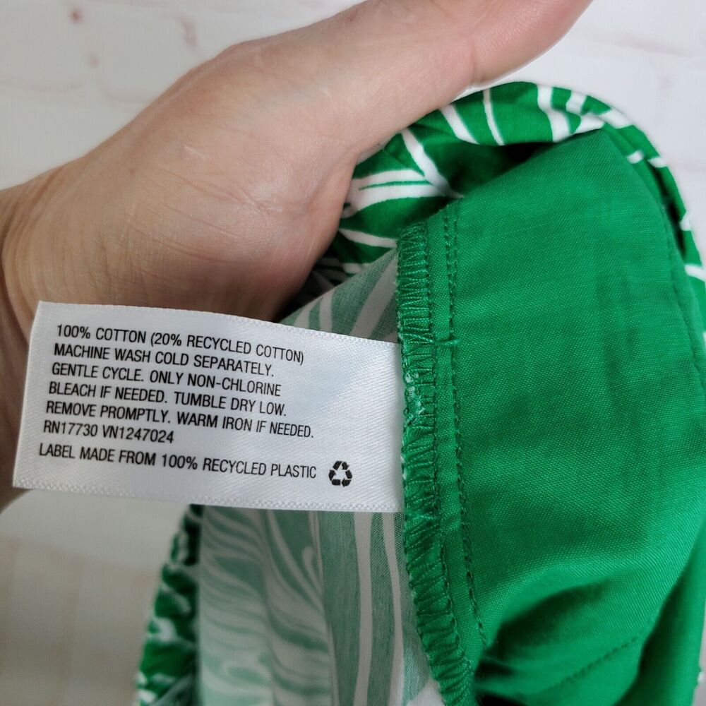 TABITHA BROWN x TARGET Tropical Floral Print Maxi Skirt Size 1X Green White NEW - Picture 10 of 13
